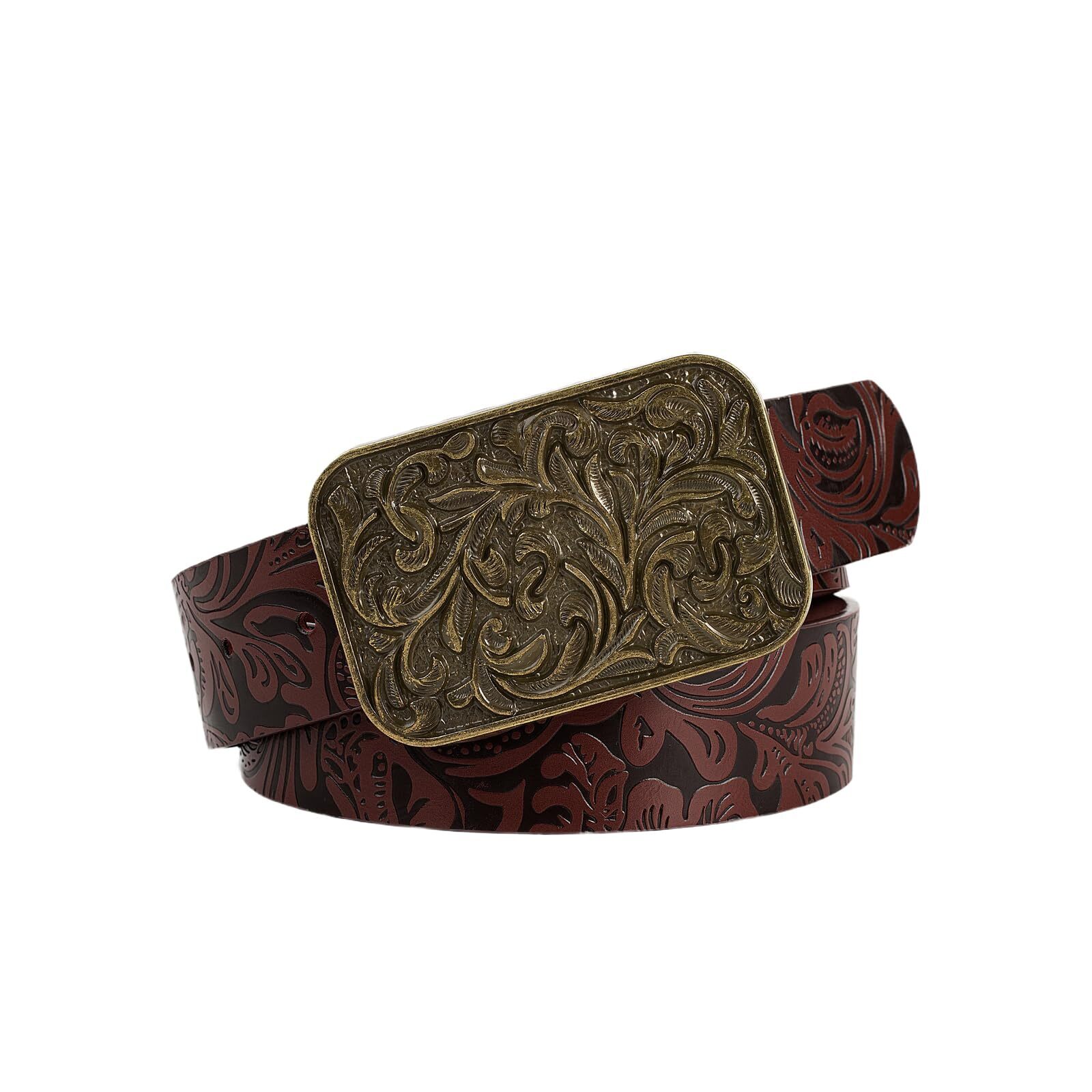 1468 Renaissance Accessoriess Women TwoBuckles Leather Belts Vintage